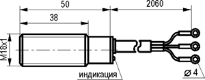 Габариты ISB A4A8-31P-5F-LZT1-C-P